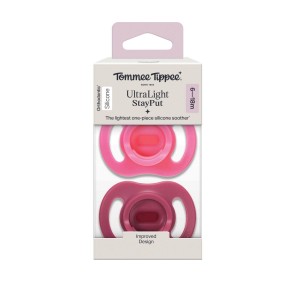 Tommee Tippee Soothers Ultra Light Stay Put 6-18m Tommee Tippee Soothers Ultra Light Stay Put 6-18m