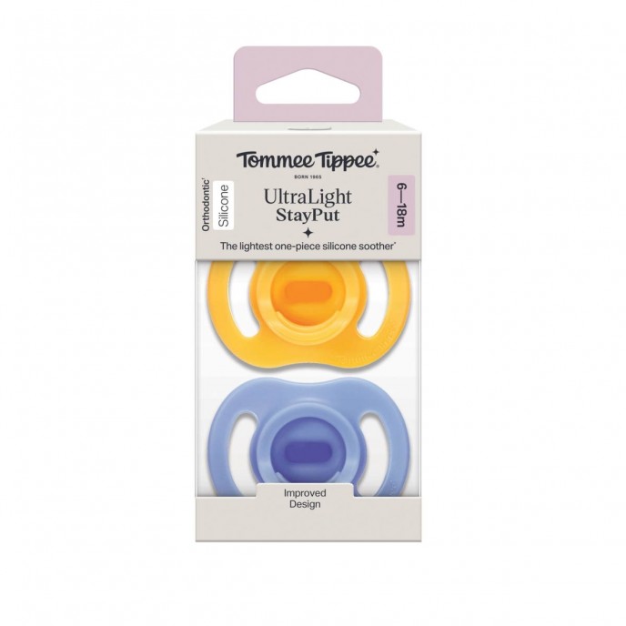 Tommee Tippee Soothers Ultra Light Stay Put 6-18m