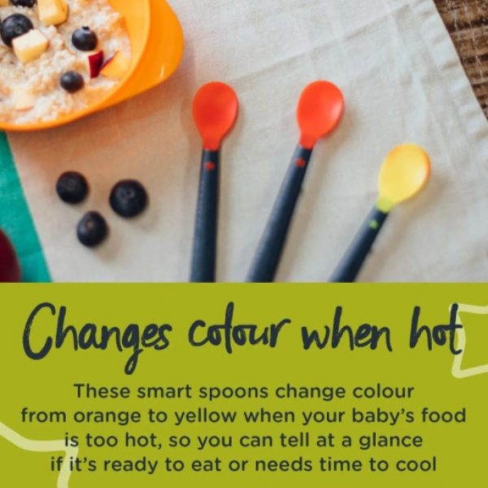 Tommee Tippee Heat Sense Weaning Spoons Tommee Tippee Heat Sense Weaning Spoons