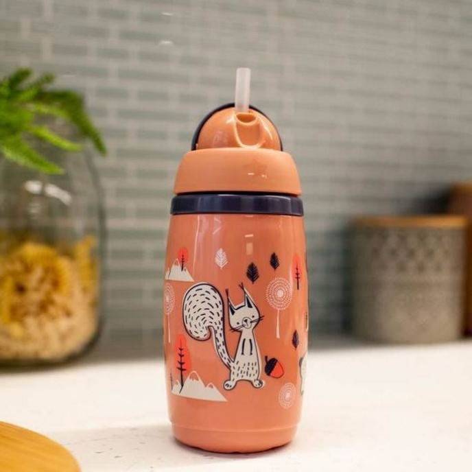 Tommee Tippee Insulated Straw Cup 12m 266ml Pink Tommee Tippee Insulated Straw Cup 12m 266ml Pink