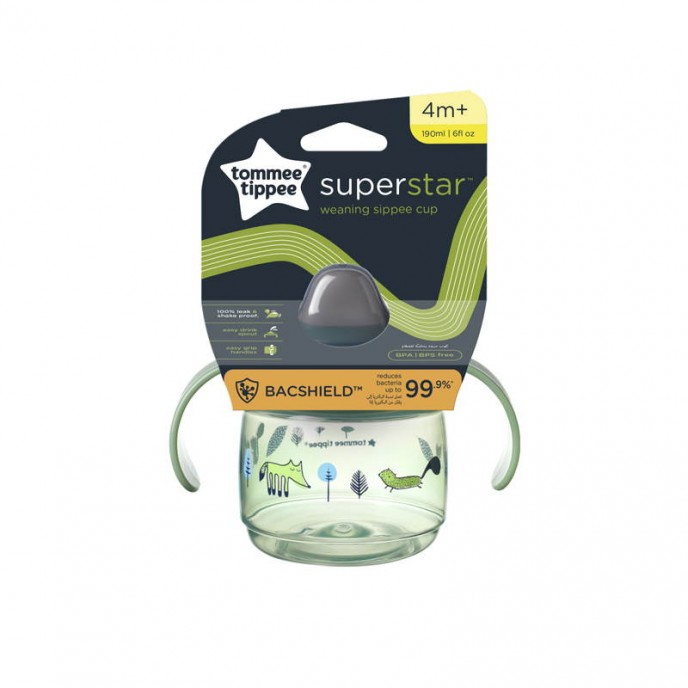 Tommee Tippee Weaning Sippee Cup 4m 190ml Green