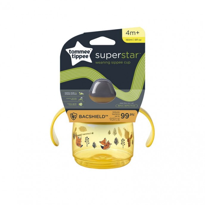 Tommee Tippee Weaning Sippee Cup 4m 190ml Yellow Tommee Tippee Weaning Sippee Cup 4m 190ml Yellow