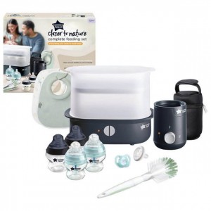 Tommee Tippee Starter Kit 12pc Black Tommee Tippee Starter Kit 12pc Black