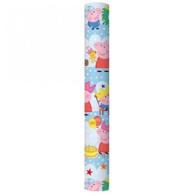 Wrapping Paper Roll 2M Peppa Pig