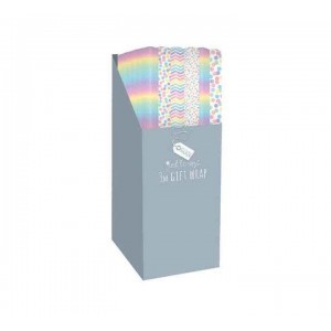Wrapping Paper Roll 3m Pastel Designs