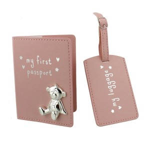 Bambino My First Passport And Lugagge Tag Pink Bambino My First Passport And Lugagge Tag Pink
