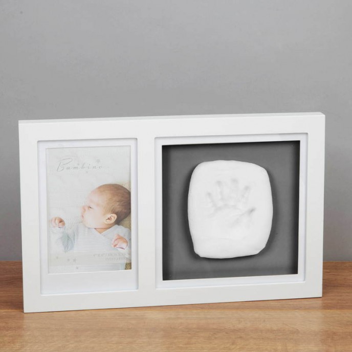 Bambino Photo Frame White with Cast