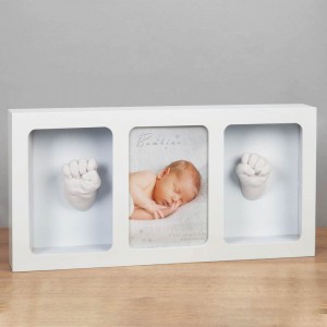 Bambino Triple Photo Frame with Cast Bambino Triple Photo Frame with Cast