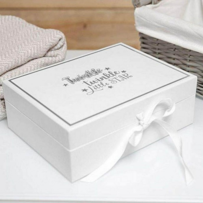 Twinkle Twinkle Baby Keepsake Box with Compartments