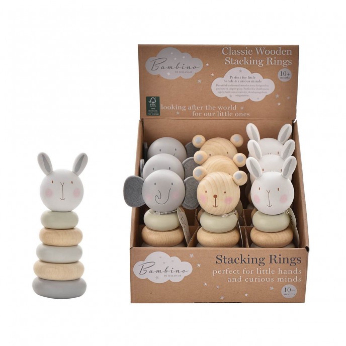 Bambino Wooden Stacking Mini Toy