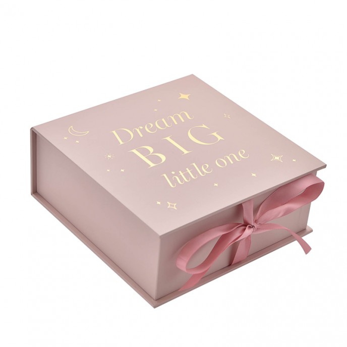 Bambino Keepsake Box Dream Big Pink