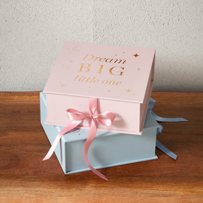 Bambino Keepsake Box Dream Big Pink