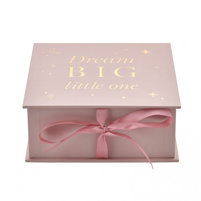 Bambino Keepsake Box Dream Big Pink