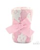 Soft Touch Baby Wrap Moon and Cloud Pink