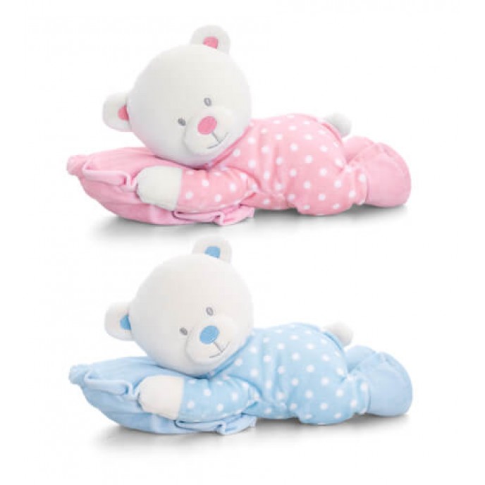 Baby Keel Baby Bear On Pillow 25cm