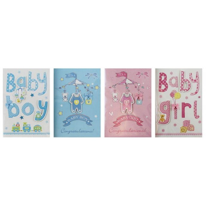 Card Baby 3D Assorted