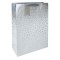 Gift Bag White & Silver Stars Xlarge