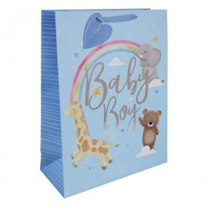 Gift Bag Xlarge Elephant Giraffe Baby Boy Gift Bag Xlarge Elephant Giraffe Baby Boy
