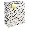 Gift Bag Large Mono Dots White