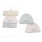 Baby Cotton Caps 2pk Love Mummy Blue Baby Cotton Caps 2pk Love Mummy Blue