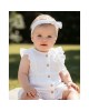 Nursery Time Romper and Headband Set White Nursery Time Romper and Headband Set White