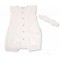 Nursery Time Romper and Headband Set White
