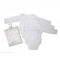 Nursery Time Long Sleeve Vests 3pk White Newborn Nursery Time Long Sleeve Vests 3pk White Newborn