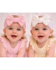 Nursery Time Bow Headbands White Pink Nursery Time Bow Headbands White Pink