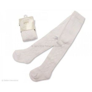 Nursery Time Tights Diamond White 0/3m Nursery Time Tights Diamond White 0/3m