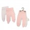 Baby Leggings Set White Pink