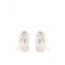 Satin Shoes Girl White Satin Shoes Girl White
