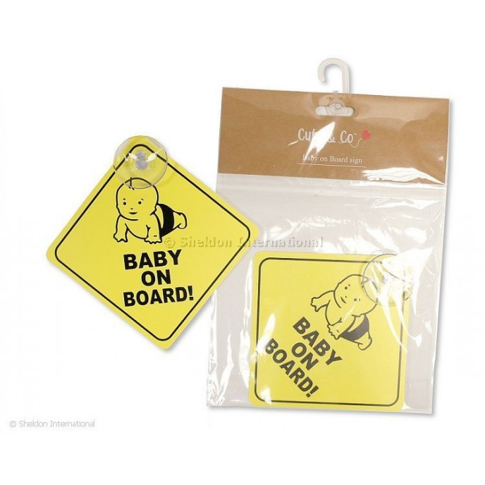 Cute Co Baby on Board Car Sign