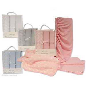 Snuggle Baby Bedside Crib Bedding Set 3pc Sky Snuggle Baby Bedside Crib Bedding Set 3pc Sky