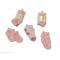 Socks 3pk Pink Butterfly Newborn Socks 3pk Pink Butterfly Newborn