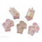Socks 3pk Pink Beige Newborn Socks 3pk Pink Beige Newborn