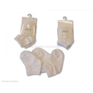 Socks 3pk White Newborn Socks 3pk White Newborn