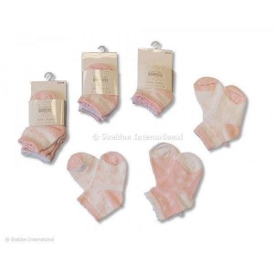 Socks 3pk Pink Bow Newborn Socks 3pk Pink Bow Newborn