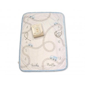 Snuggle Baby Milestone Photo Blanket Sky