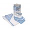 Snuggle Baby Hooded Towel and Cloths Bath Set 6pc Whales Snuggle Baby Hooded Towel and Cloths Bath Set 6pc Whales