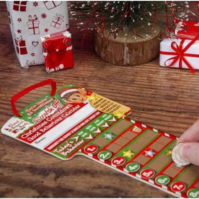 Christmas Elf On The Shelf Good Behaviour Countdown Christmas Elf On The Shelf Good Behaviour Countdown