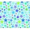 Wrapping Paper Sheet Blue Stars