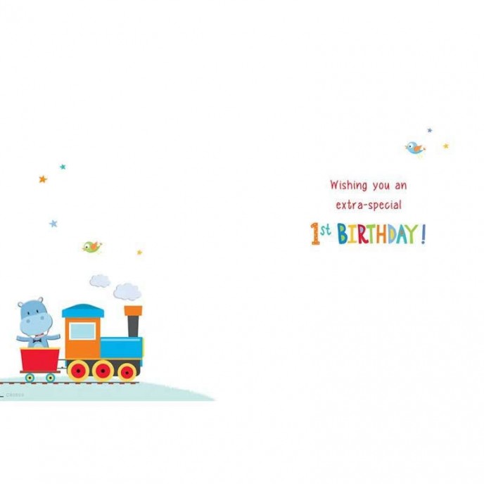 Card Birthday 1 Today Train Card Birthday 1 Today Train