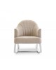 Obaby Rocking Chair Round Back White Oatmeal Cushion Obaby Rocking Chair Round Back White Oatmeal Cushion
