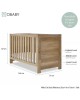 Obaby Cotbed Nika Oak Obaby Cotbed Nika Oak