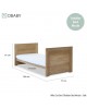 Obaby Cotbed Nika Oak Obaby Cotbed Nika Oak