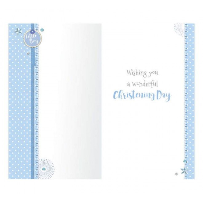 Card Christening Day Special Boy