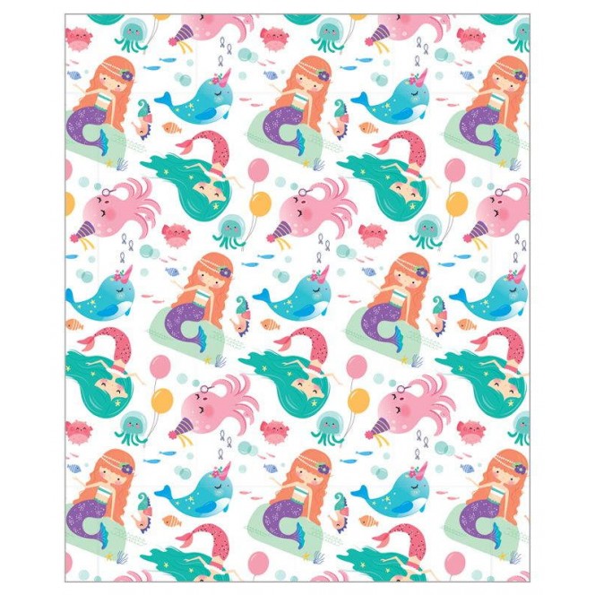 Wrapping Paper Sheet 70x50cm Under the Sea