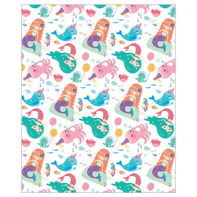 Wrapping Paper Sheet 70x50cm Under the Sea