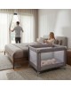 Red Kite Travel Cot Sleep Tight Grey Red Kite Travel Cot Sleep Tight Grey