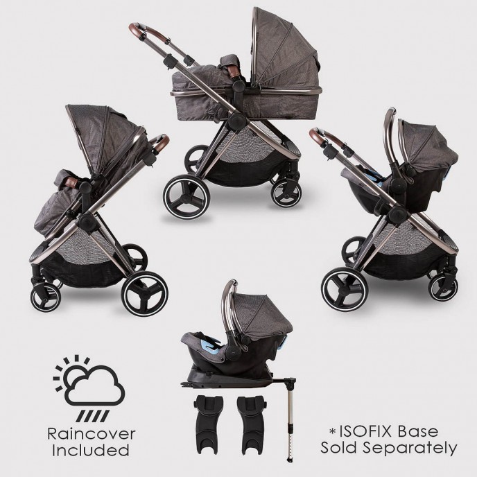Red Kite Travel System Push Me Pace Icon Grey